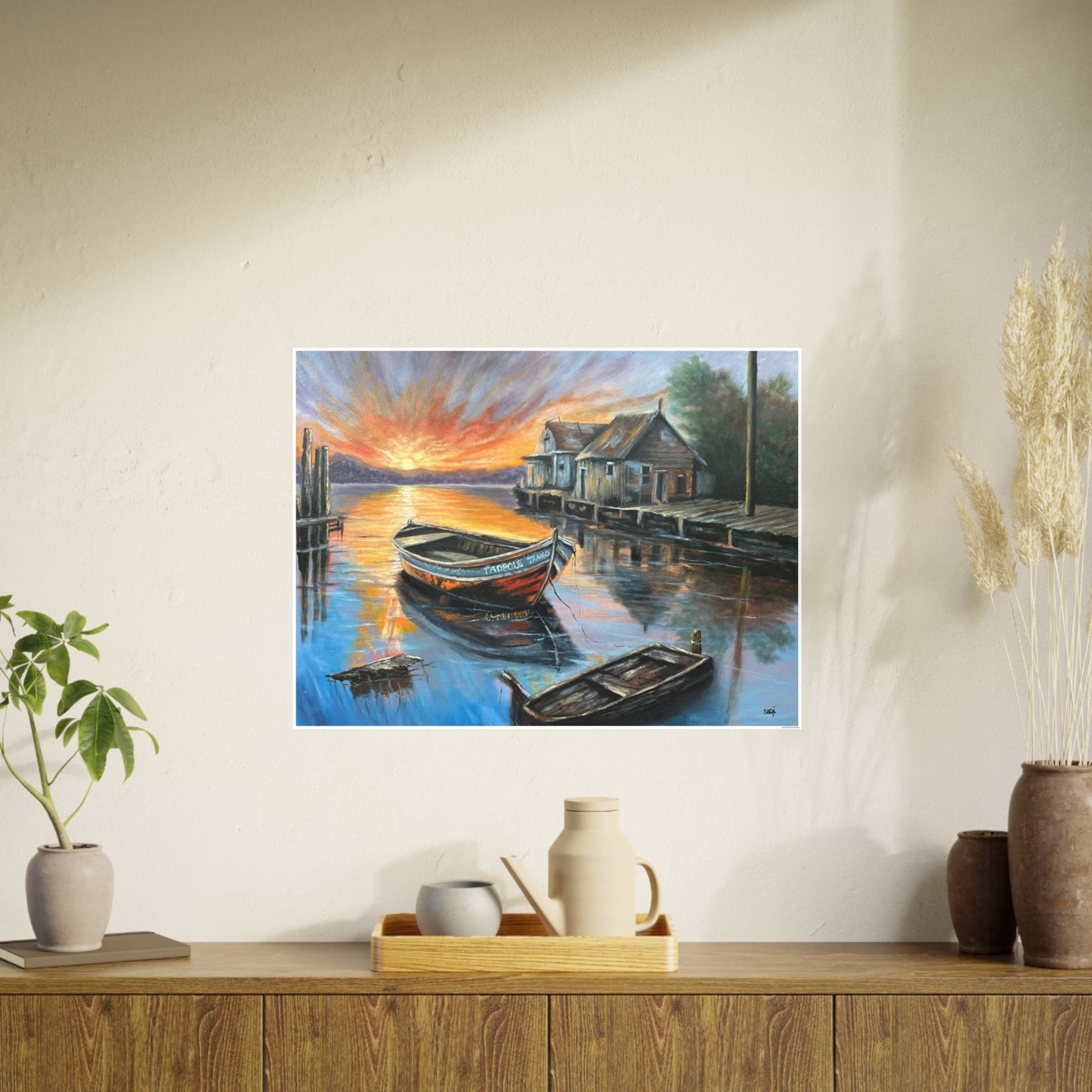 Tadpole Tango Boat – Print