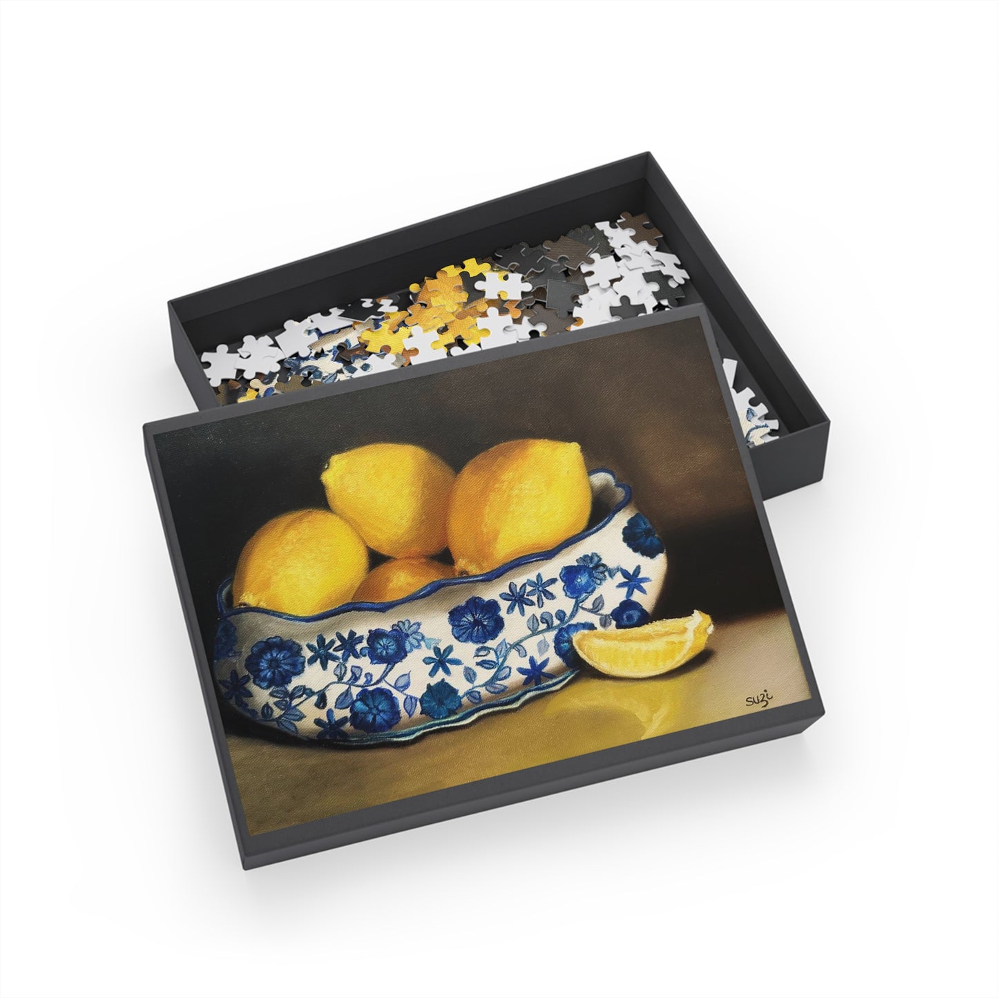 "When All You Have Are Lemons" Puzzle - 1000-Piece Jigsaw, Artistic Home Decor, Relaxing Hobby Gift, Family Activity, Perfect for Gatherings