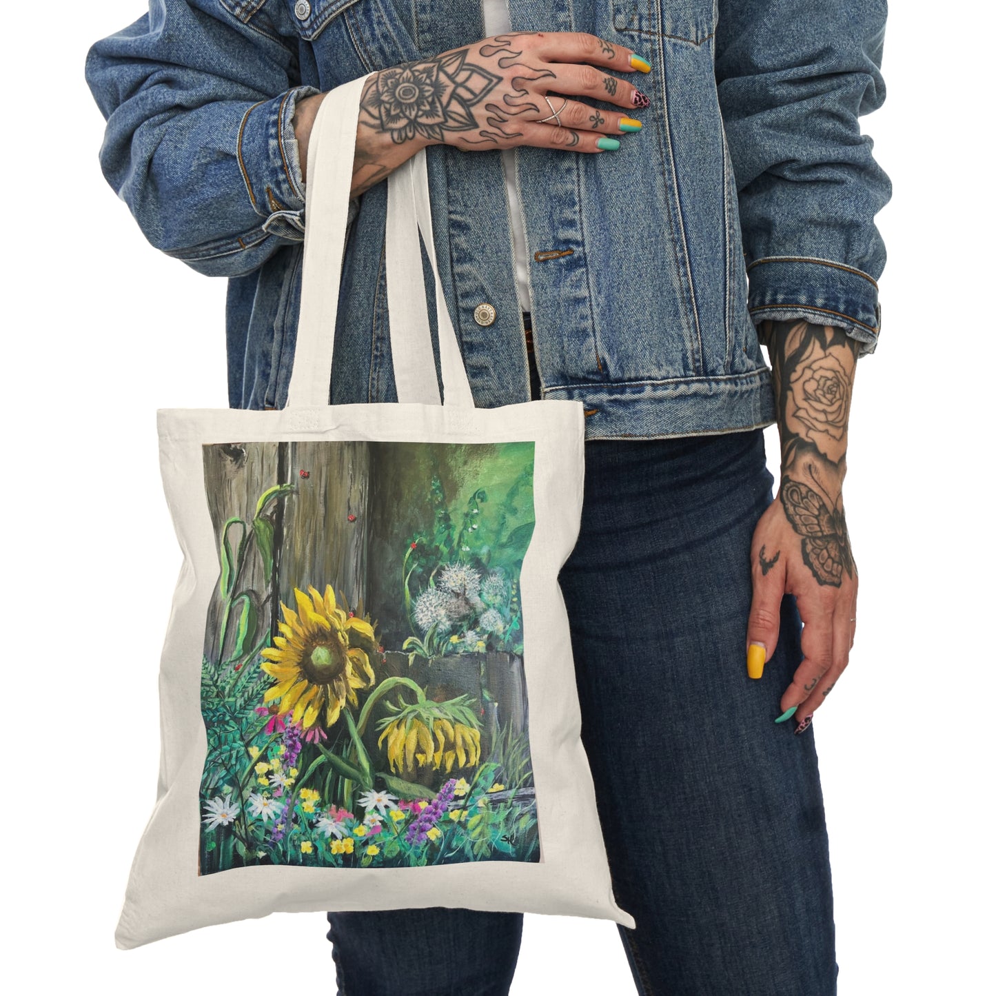 Barn Sunflowers - Tote Bag