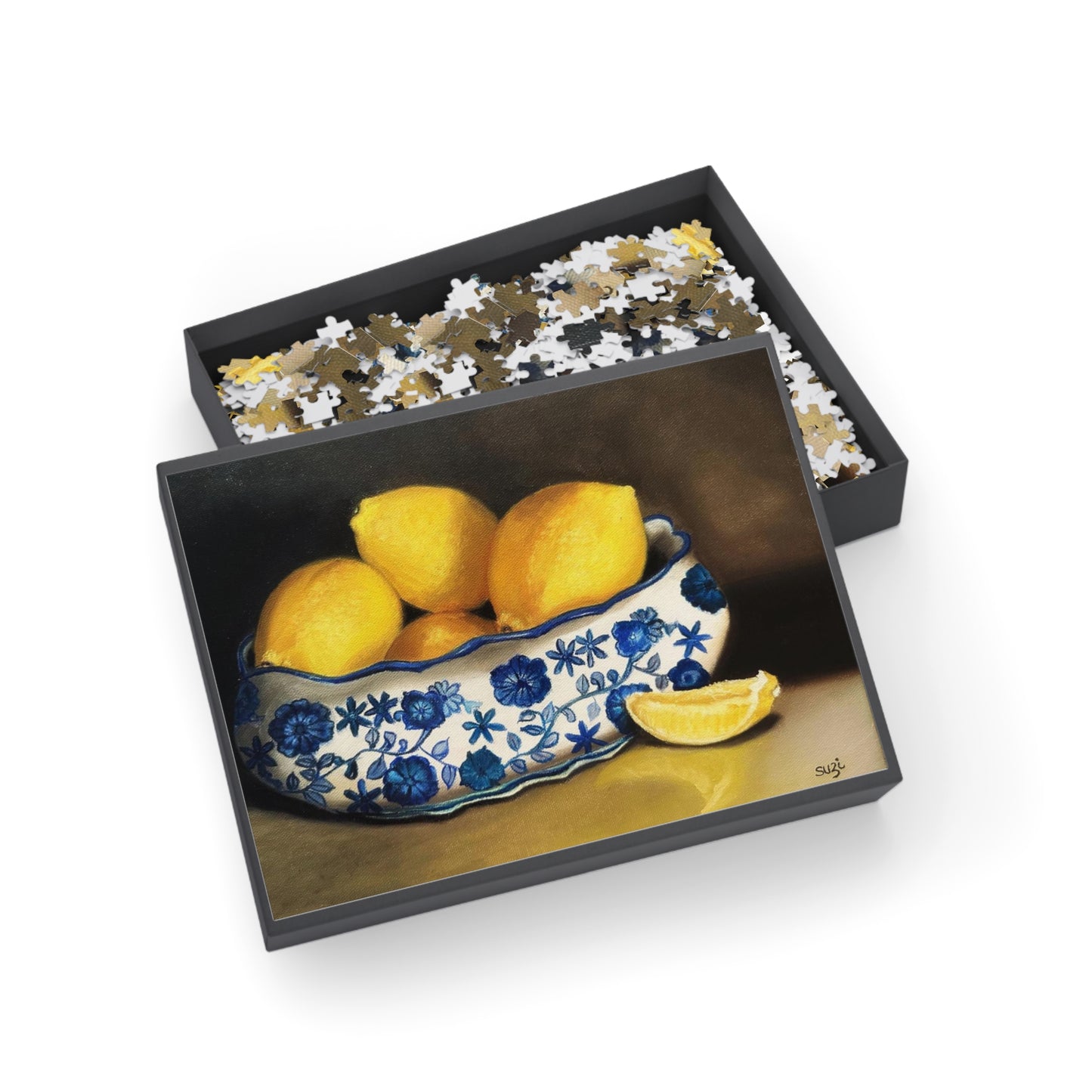 "When All You Have Are Lemons" Puzzle - 1000-Piece Jigsaw, Artistic Home Decor, Relaxing Hobby Gift, Family Activity, Perfect for Gatherings