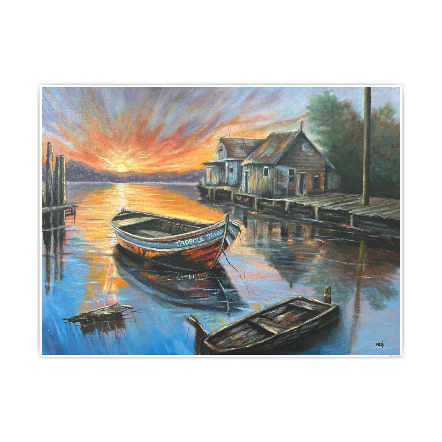 Tadpole Tango Boat – Print