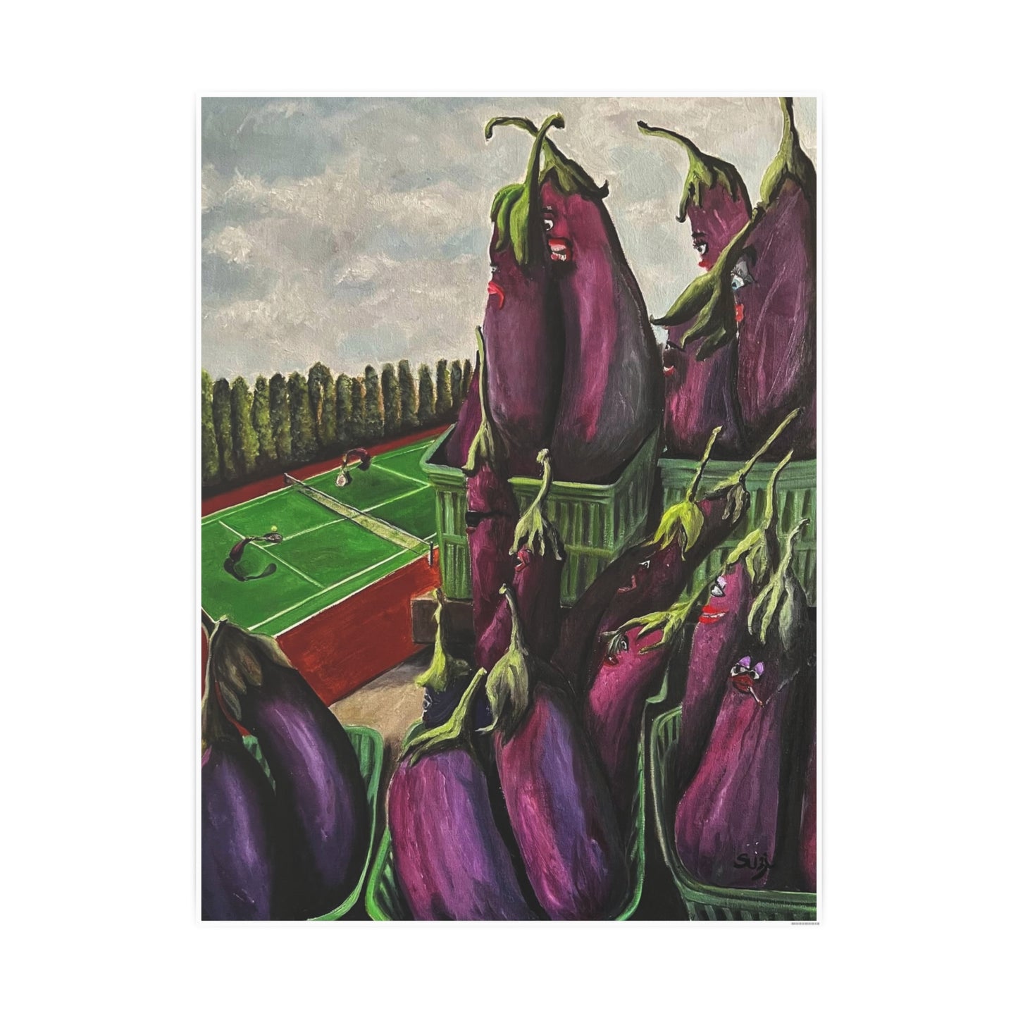Eggplant sport – Print