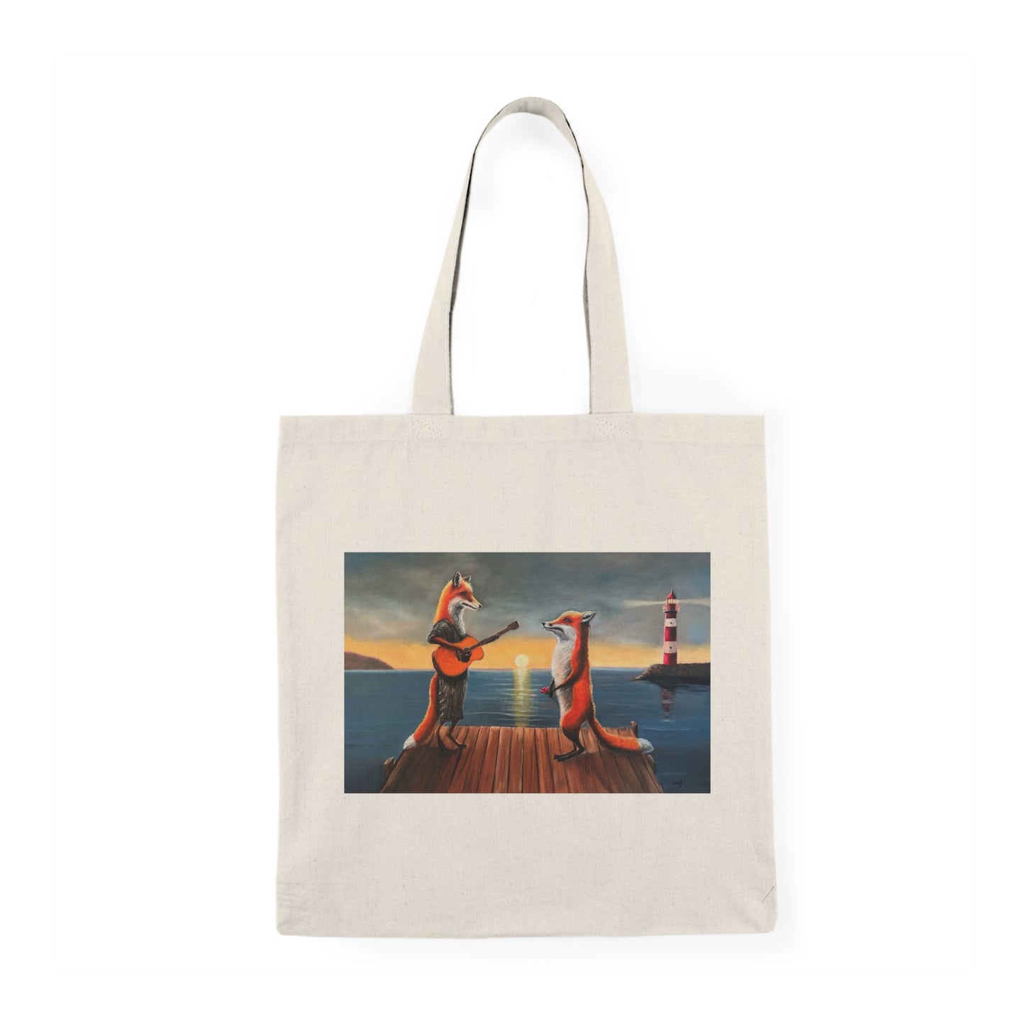 Atlantic Serenade – Tote Bag - Image from the Original oil painting by Susanne Howard at Website: DancingLakeArt.ca