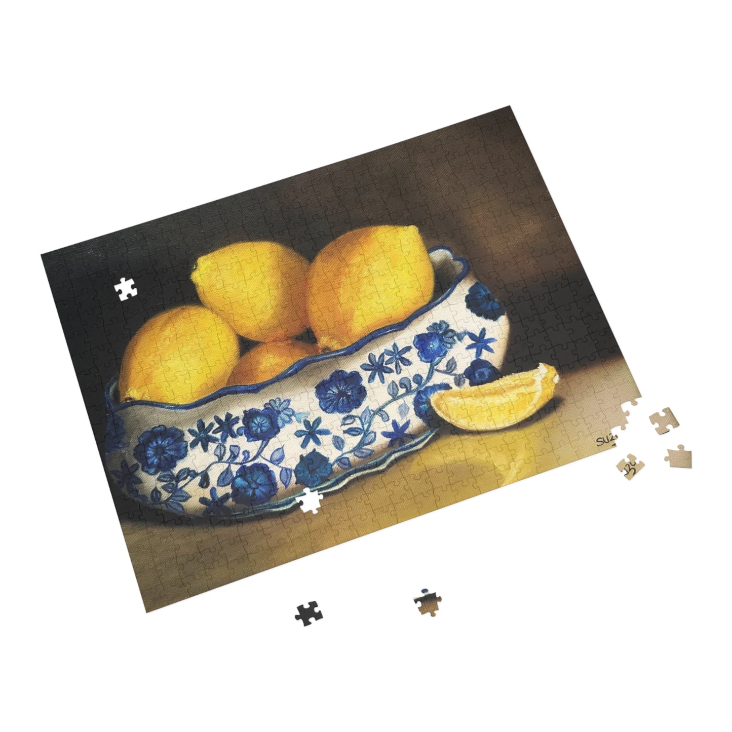 "When All You Have Are Lemons" Puzzle - 1000-Piece Jigsaw, Artistic Home Decor, Relaxing Hobby Gift, Family Activity, Perfect for Gatherings