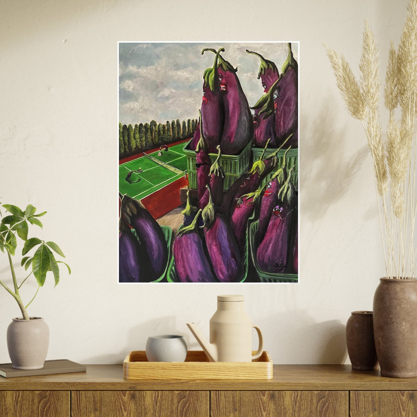 Eggplant sport – Print